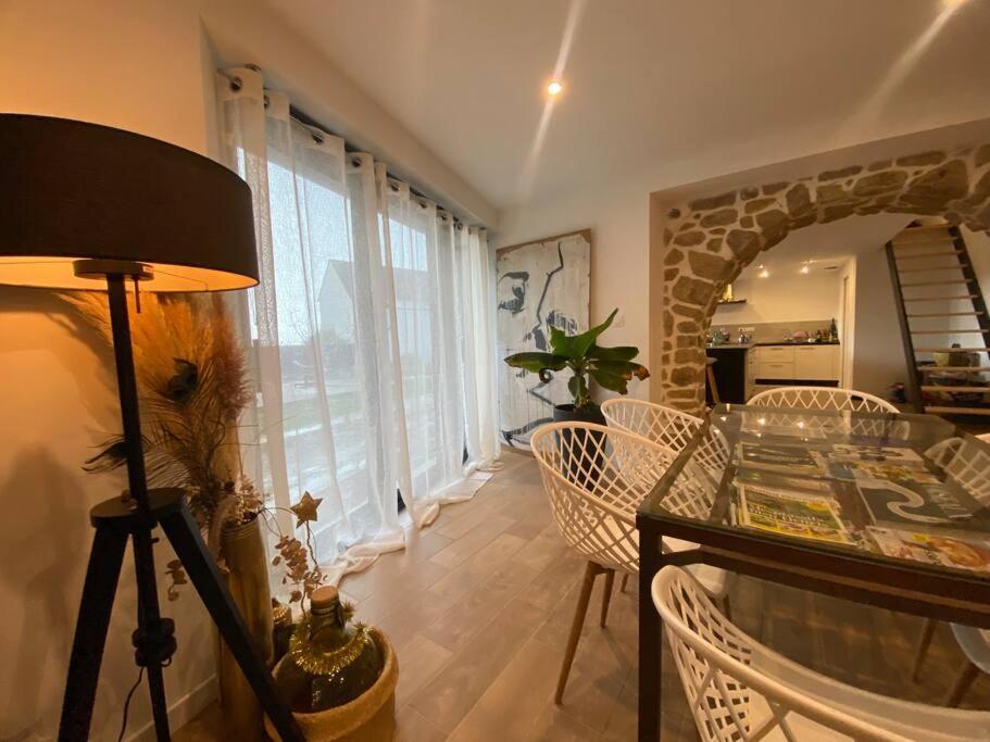Вилла La Longere De La Petite Mer Riantec Экстерьер фото